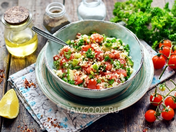 Салат Табуле с кускусом, рецепт с фото