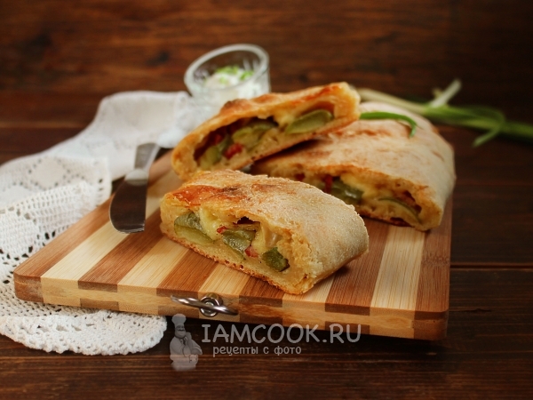 Пирог с кабачками и сыром, рецепт с фото