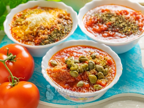 Соус для пиццы как в пиццерии, рецепт с фото