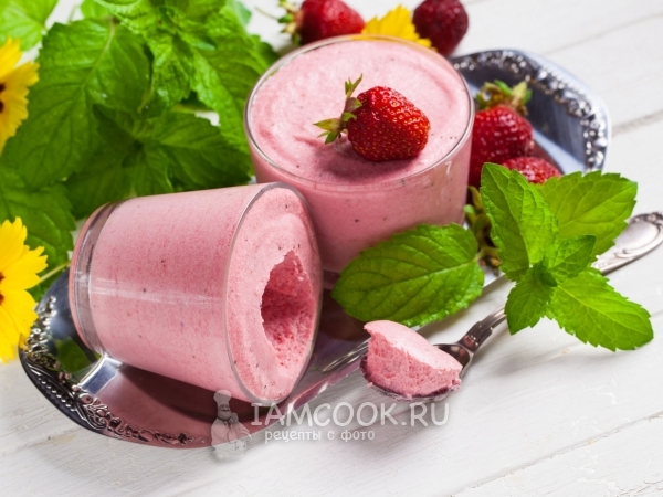 Клубнично-сливочный крем, рецепт с фото