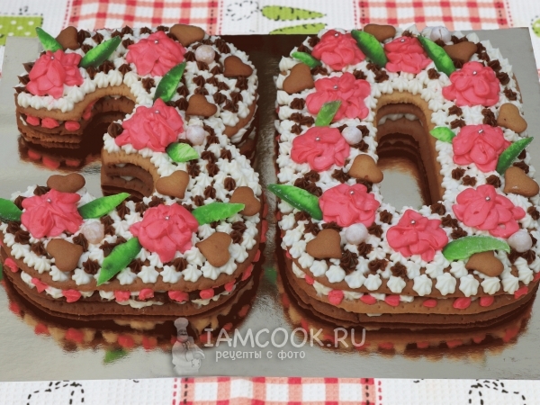 Торт на 30 лет для девушки, рецепт с фото