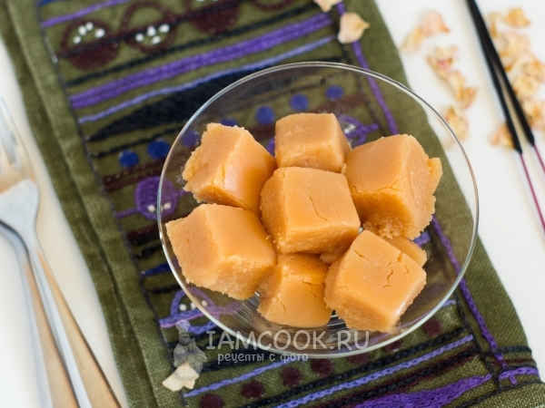 Молочная помадка, рецепт с фото