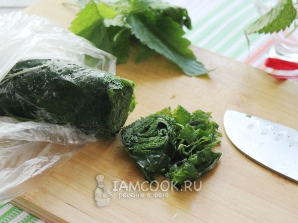 Заморозка крапивы, рецепт с фото