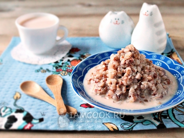 Гречневая каша на молоке для ребенка, рецепт с фото