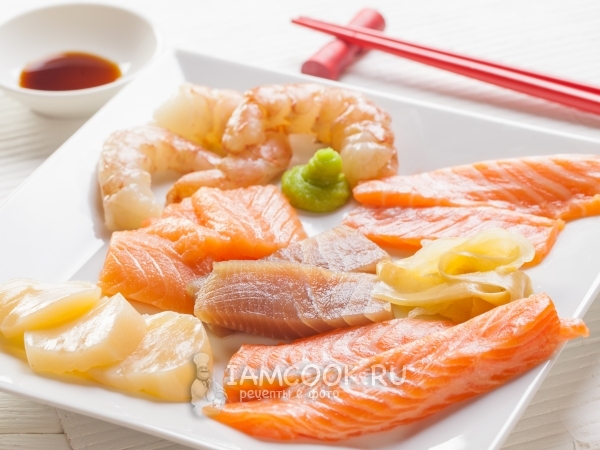 Сашими, рецепт с фото