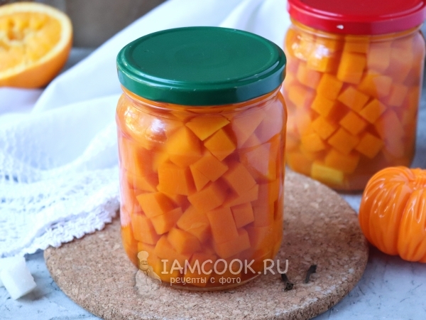 Тыква, маринованная на зиму , рецепт с фото