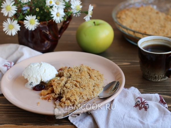 Классический крамбл, рецепт с фото