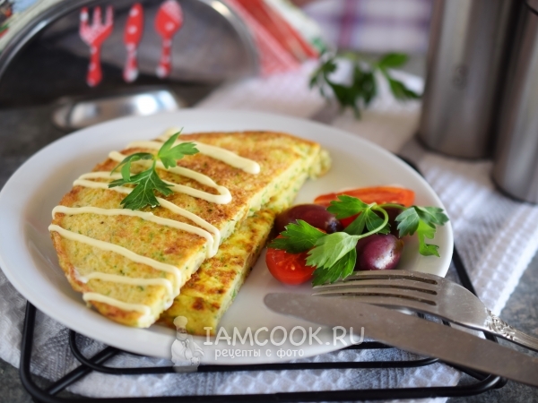 Французский омлет с кабачками, рецепт с фото