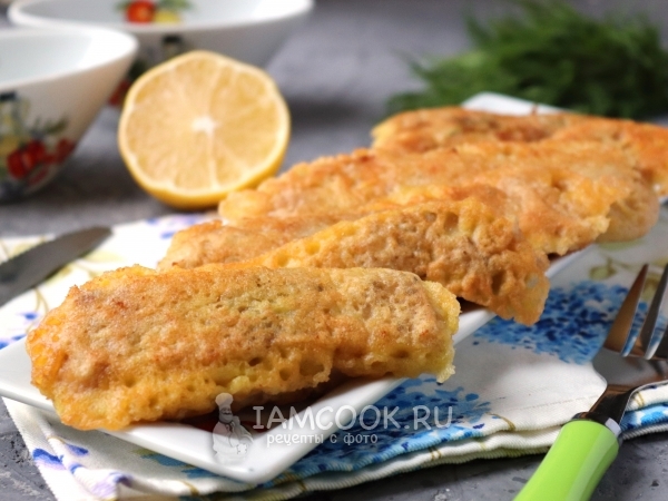 Пангасиус в кляре, рецепт с фото