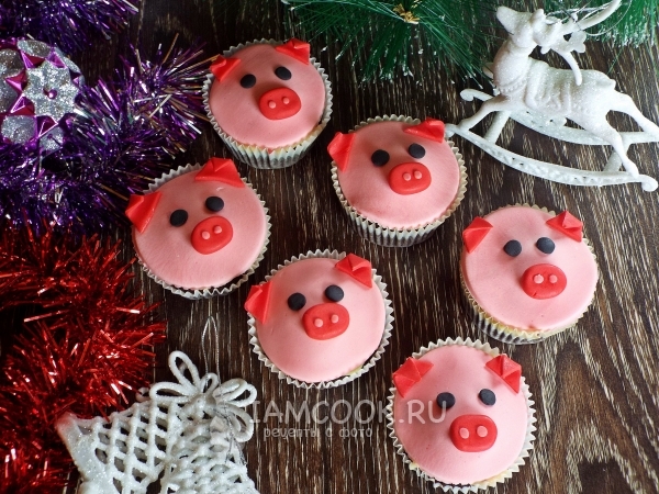 Маффины «Свинки», рецепт с фото