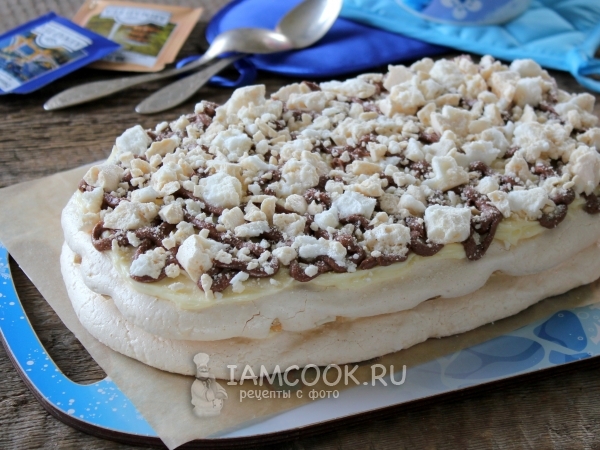Торт «Полет» с кремом из сгущенки, рецепт с фото