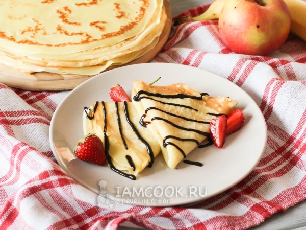 Блины на детской смеси, рецепт с фото