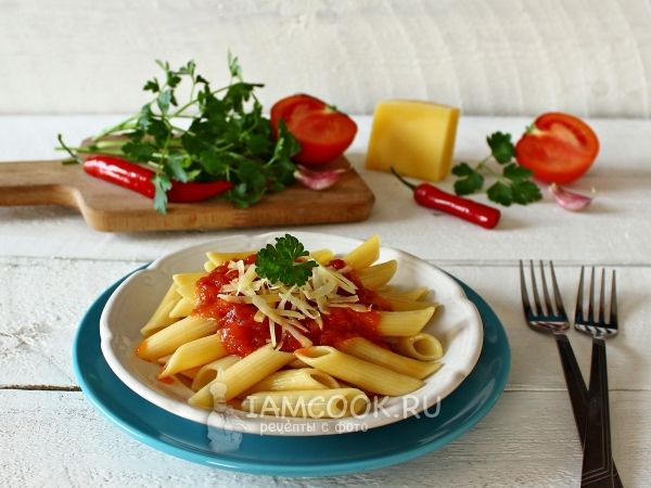 Пенне Арабьята, рецепт с фото