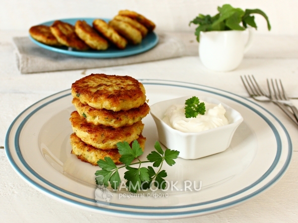 Капустные оладьи с манкой, рецепт с фото