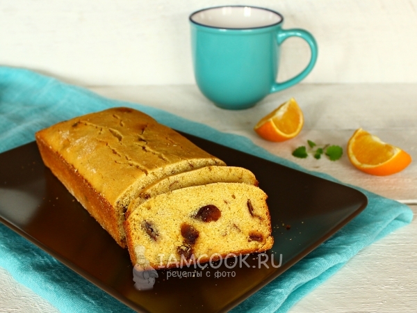 Кукурузный хлеб с финиками, рецепт с фото