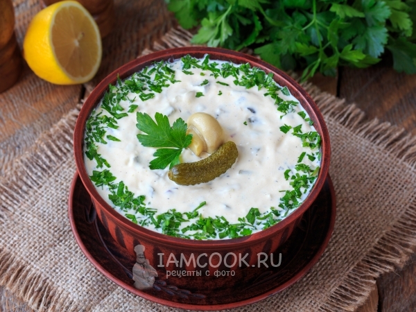 Татарский соус, рецепт с фото