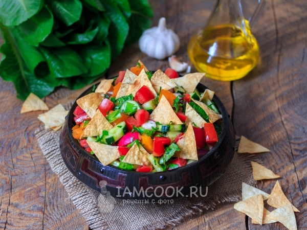 Салат Фаттуш (Фатуш), рецепт с фото