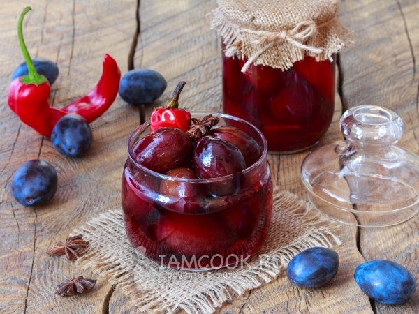 Маринованные сливы Угорка, рецепт с фото