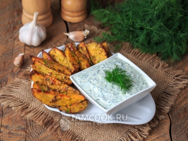 Сметанно-чесночный соус, рецепт с фото