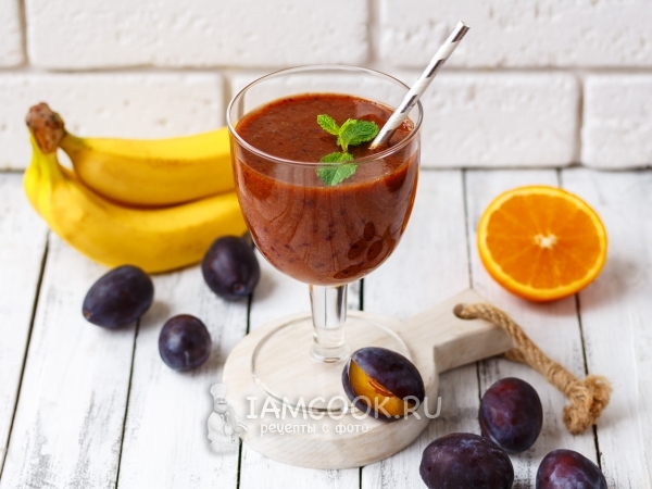 Смузи из сливы, рецепт с фото