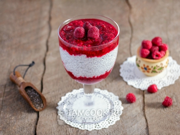 Чиа пудинг с йогуртом, рецепт с фото