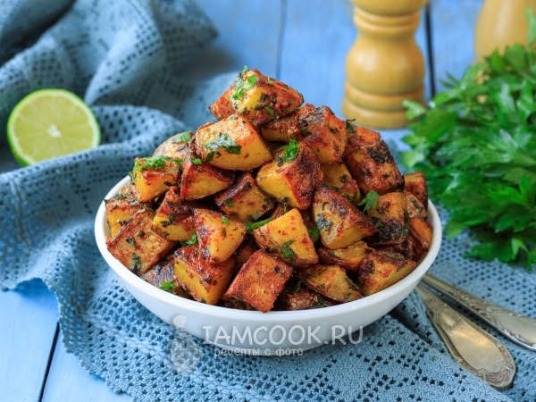 Батата харра (пряный жареный картофель), рецепт с фото
