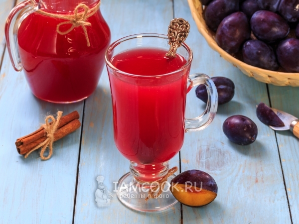 Кисель из слив, рецепт с фото