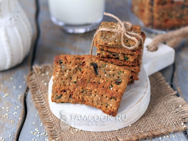 Луковые крекеры, рецепт с фото