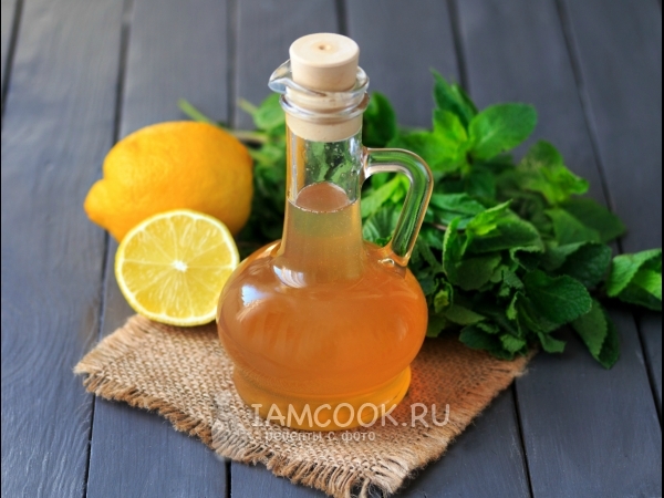 Мятный сироп, рецепт с фото