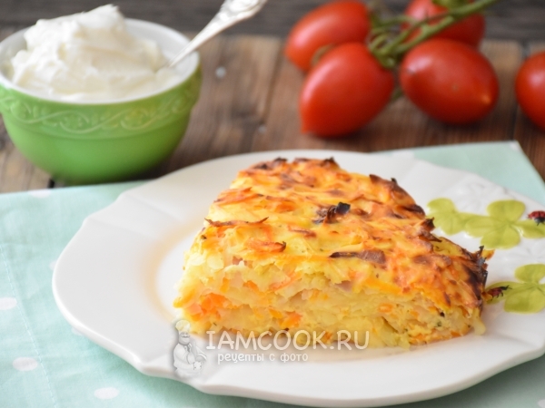 Овощная запеканка с рикоттой, рецепт с фото