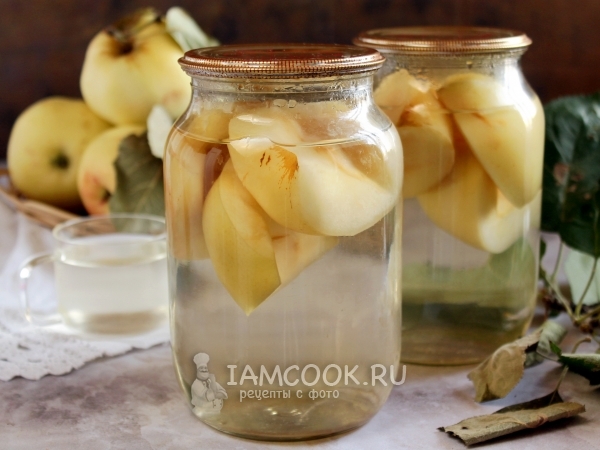 Компот из антоновки на зиму, рецепт с фото