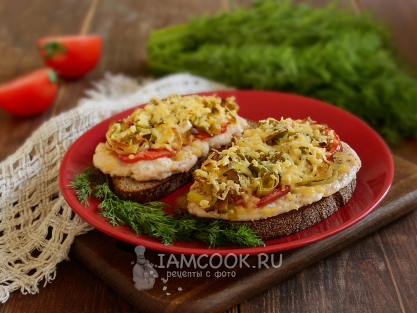 Куриные отбивные с луком-пореем в духовке, рецепт с фото