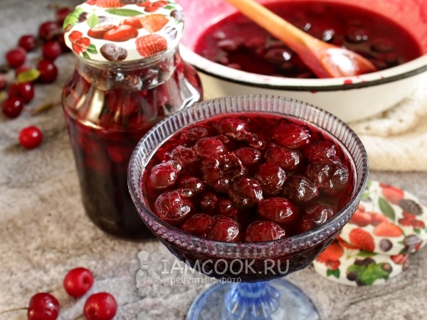 Варенье из вишни Пятиминутка, рецепт с фото