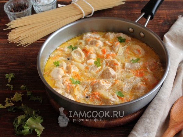 Подлива из курицы со сметаной, рецепт с фото