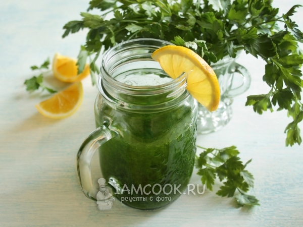 Коктейль из петрушки, рецепт с фото
