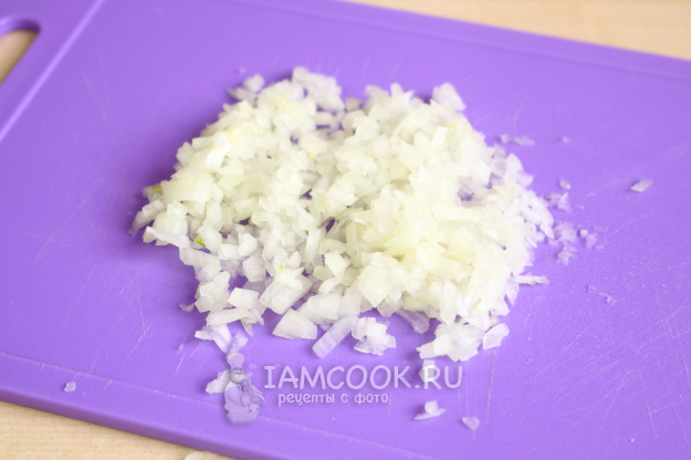 Рубленный лук