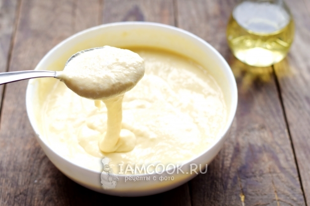 Тесто для оладьев из теплой ряженки