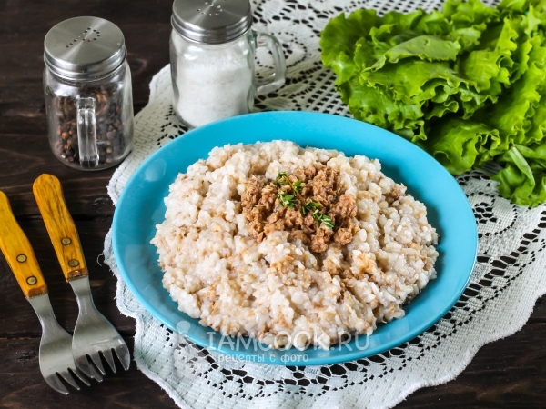 Рис с рыбными консервами, рецепт с фото