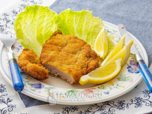 Отбивная по-милански, рецепт с фото