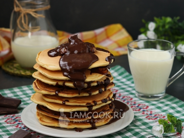 Панкейки с бананами из Нью-Йорк Таймс, рецепт с фото