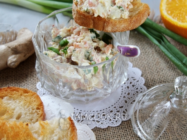 Форшмак из лосося, рецепт с фото