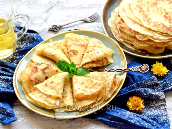 Блины на пиве без молока, рецепт с фото