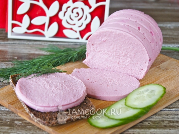 Колбаса из вареной курицы в домашних условиях, рецепт с фото