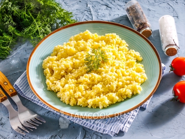 Пшенная каша в микроволновке, рецепт с фото