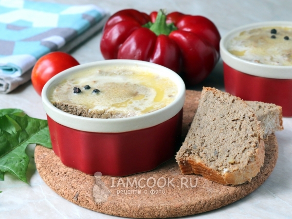 Паштет из свиной печени с салом, рецепт с фото