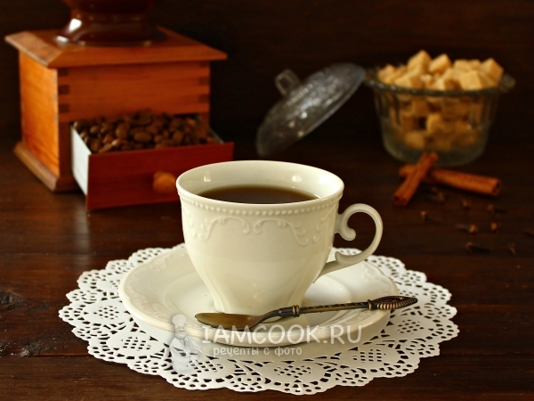 Кофе с гвоздикой и корицей, рецепт с фото