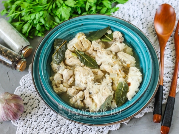 Тушеные мозги с луком, рецепт с фото