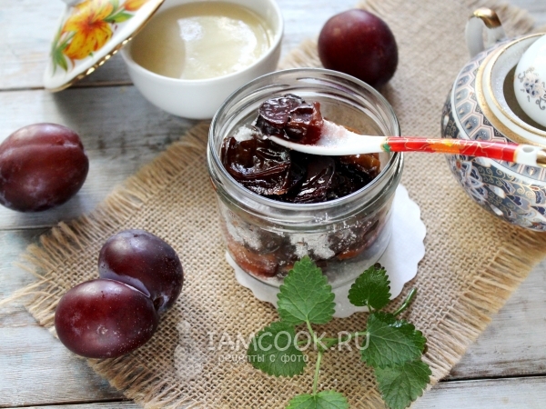 Сухое варенье из слив, рецепт с фото