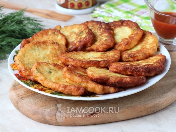 Драники из репы, рецепт с фото