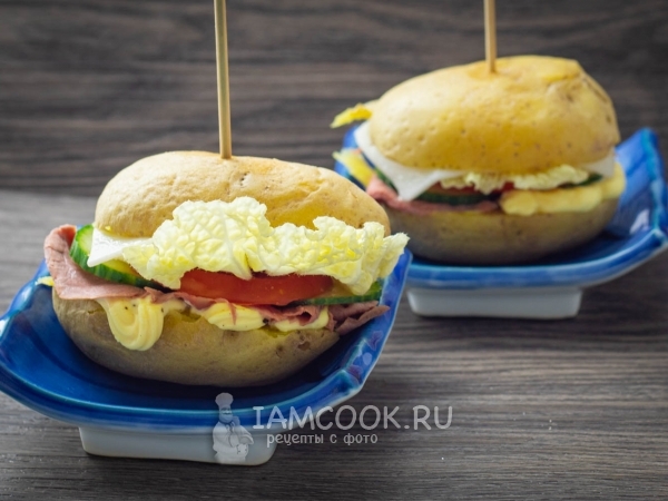 Картофель-бургеры, рецепт с фото
